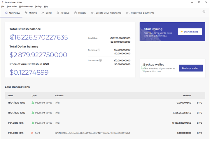 Bitcash(BitCash礼品卡)